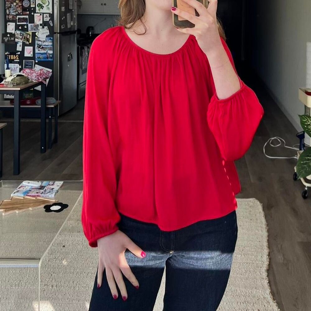 A-new-day Women's Red Blouse